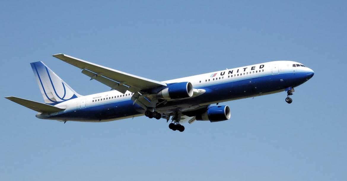 United Airlines weer in de fout
